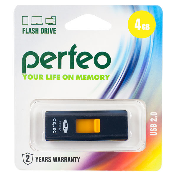 Perfeo USB 4GB S02 Black