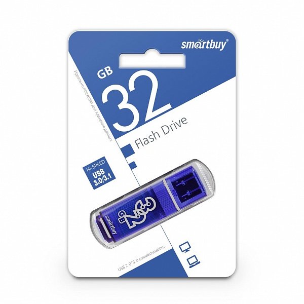 SmartBuy USB 32GB Glossy series Dark blue USB 3.0
