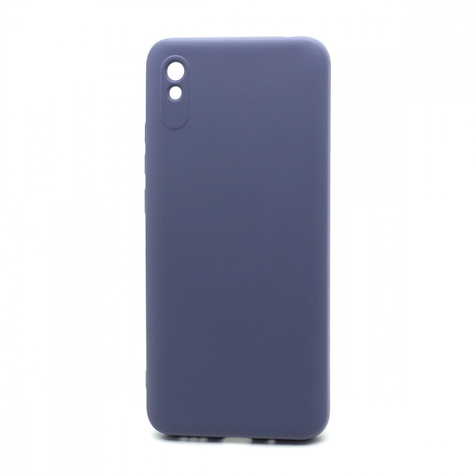 Накладка Silicone case NEW для Xiaomi Redmi 9A, серая