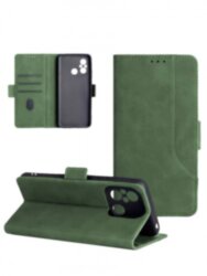 Чехол-книга NICE STYLES (магнит боковой) для Honor X6C (2025) изумрудный