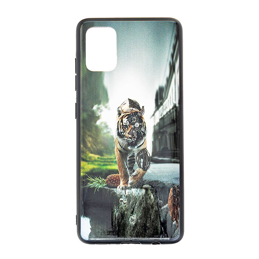 Накладка С Рисунком Xiaomi Redmi 8A Тигр робот