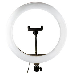 Кольцевая лампа WALKER WLR-3350R со штативом (диаметр 33 см), RGB свет
