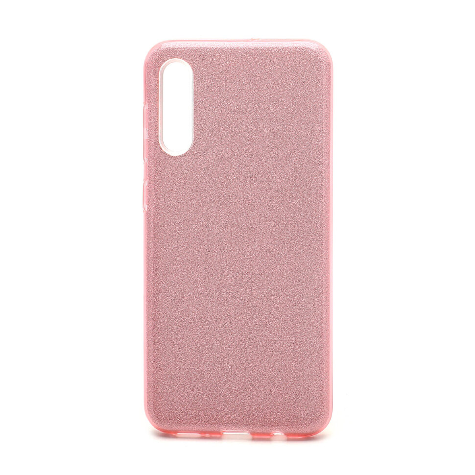 Накладка SC097 БЛЕСТКИ 3в1 Samsung A505 Galaxy A50 2019 (pink)