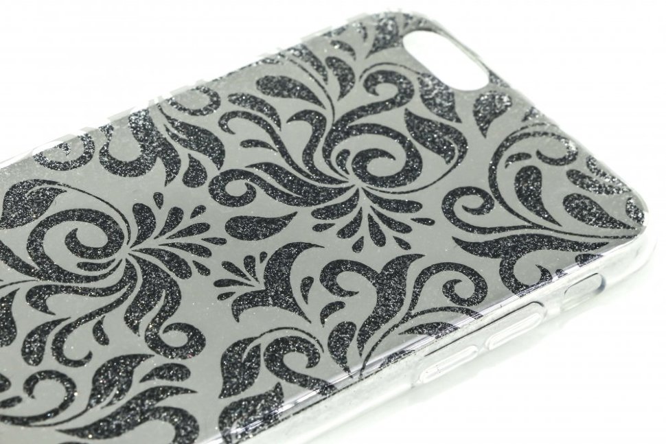 Накладка SHINE iPhone 6 Узор 02 черный