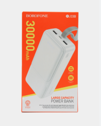 Внешнее ЗУ Power Bank BOROFONE BJ33B Creed 30000mAh, белое