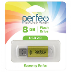Perfeo USB 8GB E01 Gold