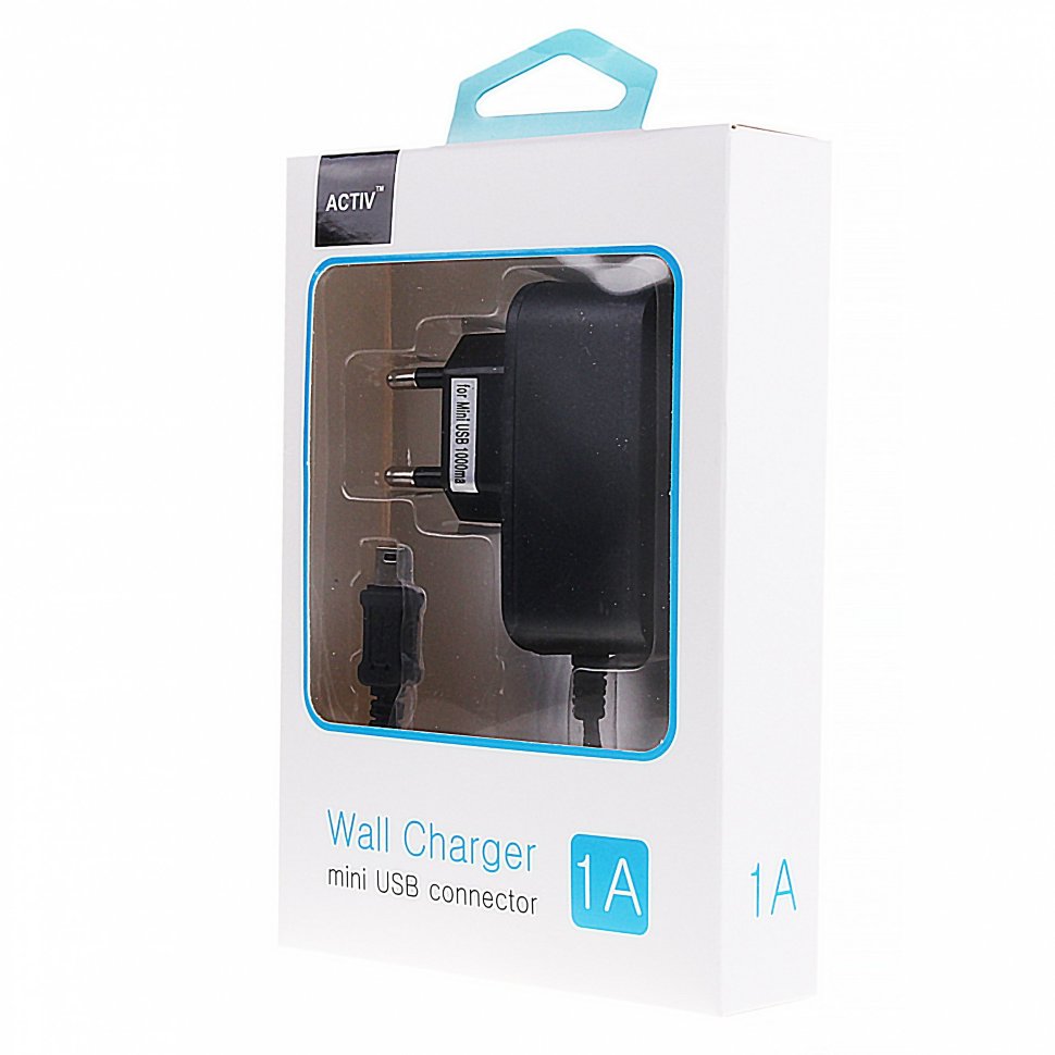 СЗУ ACTIV miniUSB 1A Euro Pack (разъем V3)