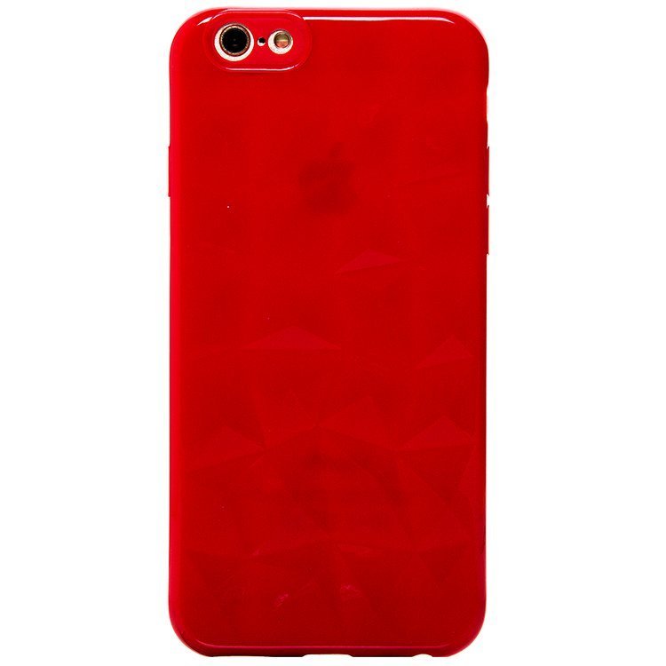 Накладка SC072 Призма глянцевая iPhone 6 красная
