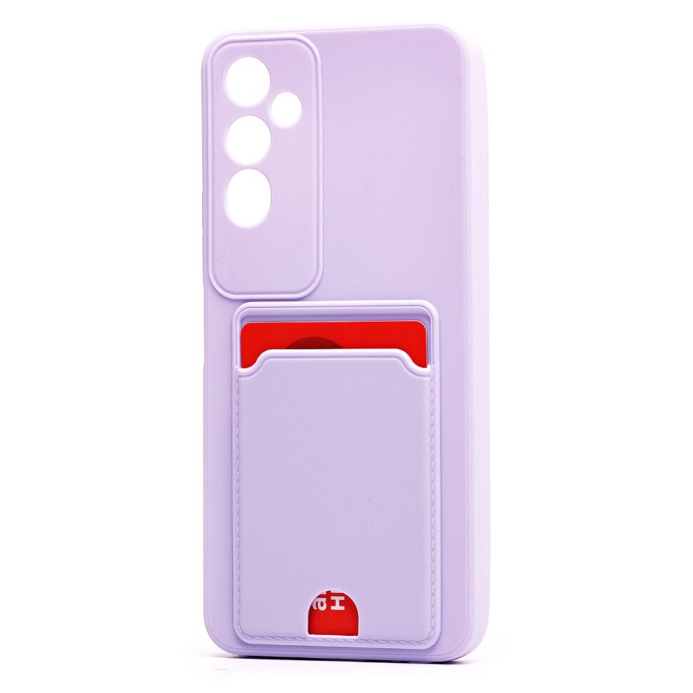 Накладка SC315 Tecno Pova Neo 2 с визитницей (light violet)