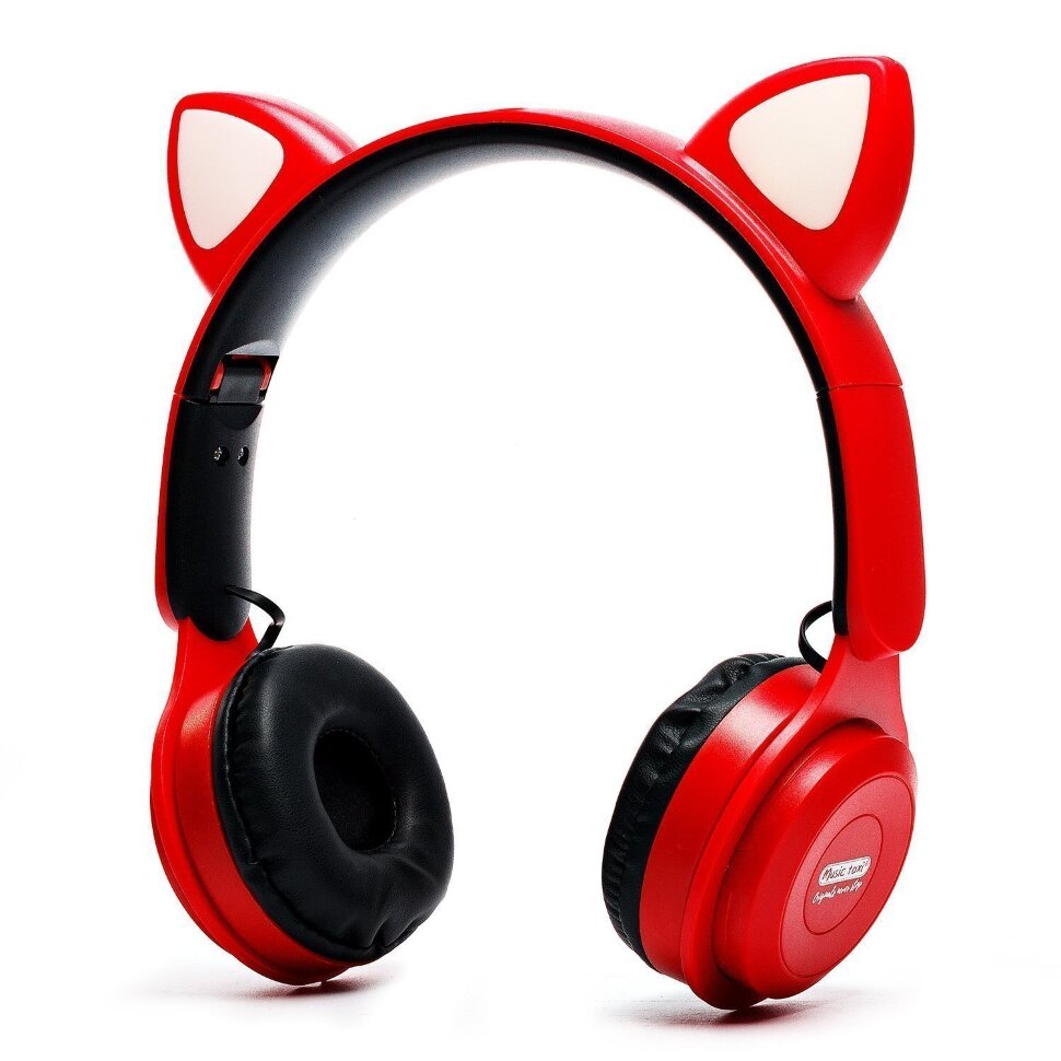 Наушники BLUETOOTH полноразмерные CAT X-72M (red)