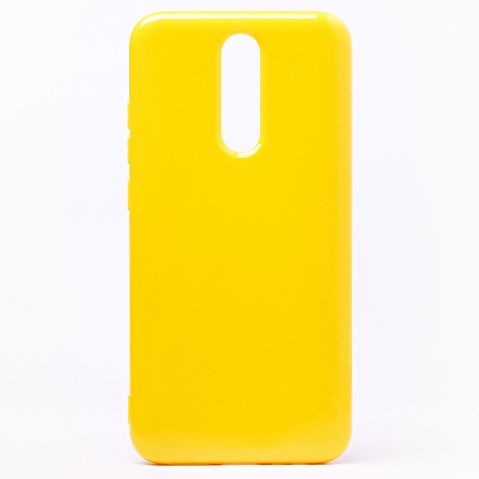 Накладка SC158 Xiaomi Redmi 8 Глянец желтая