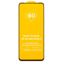 Стекло 9D "Full glue" для Tecno Spark GO (2024), тех.упаковка (желтая подложка)
