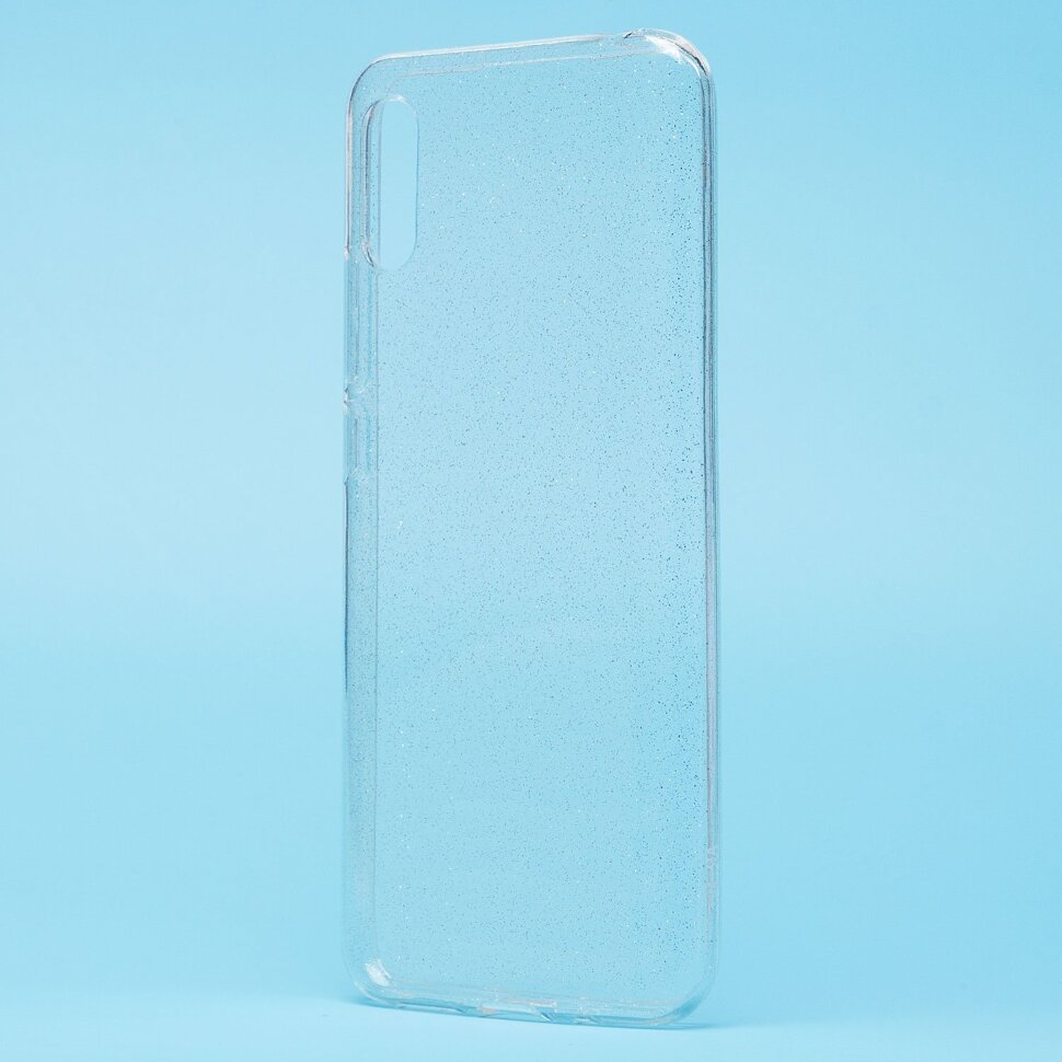 Накладка SC123 Xiaomi Redmi 9A (white) с блестками