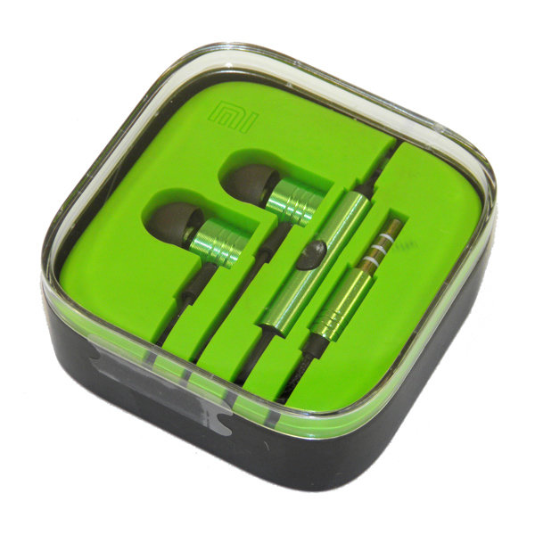 Гарнитура MP3 Xiaomi Mi ткань металл зеленая
