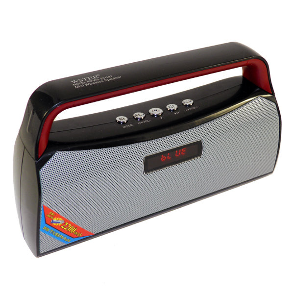 Колонка Bluetooth WS-Y2511BT (TF+USB+FM) черная