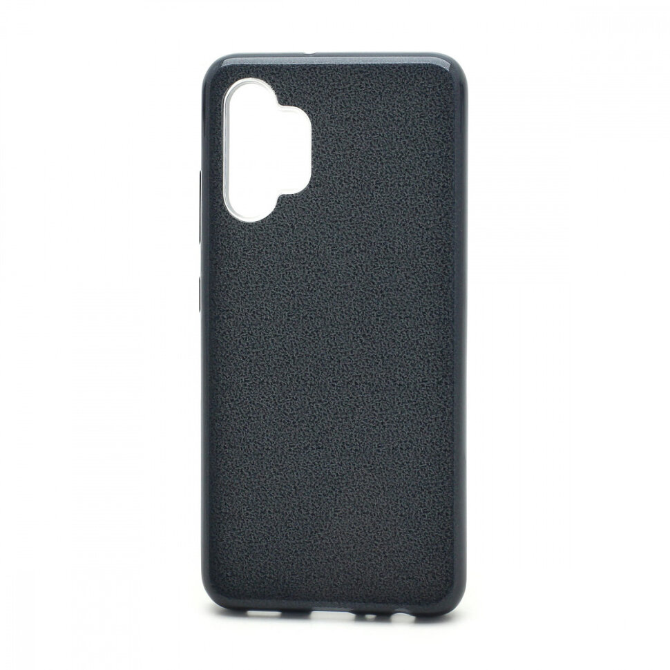 Накладка SC097 БЛЕСТКИ 3в1 Samsung A325 Galaxy A32 (black)