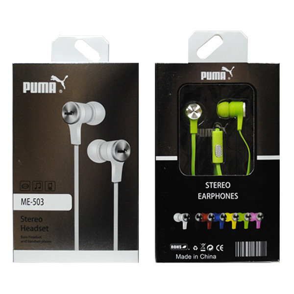 Гарнитура MP3 ReplicaPU ME-503 с кнопкой ответа зеленая