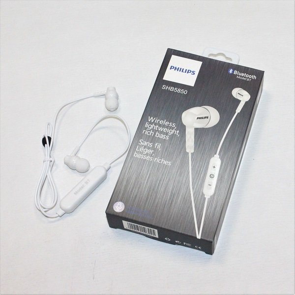 Наушники BLUETOOTH PHILIPS SHB5850 белые
