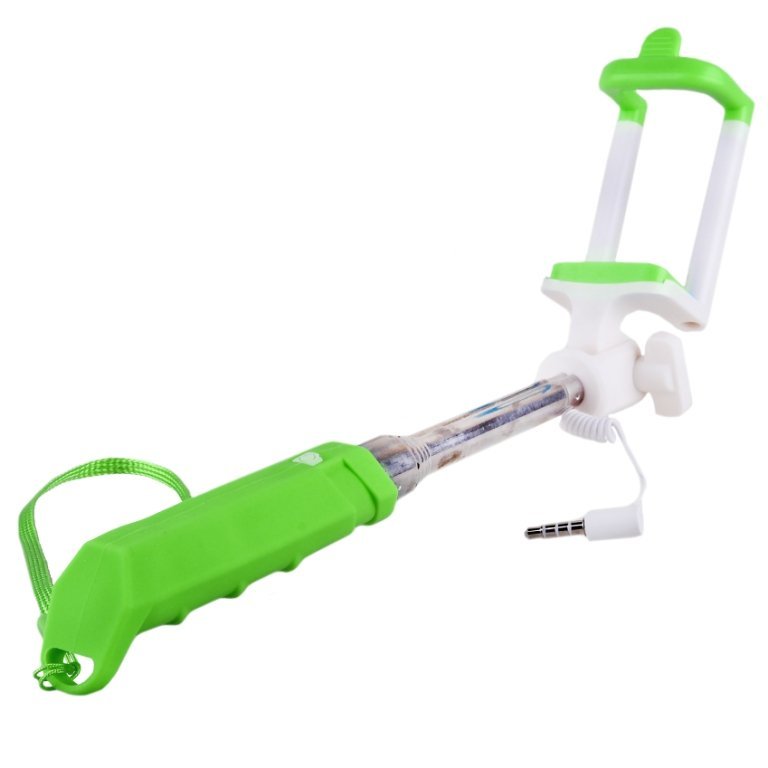 Селфи штатив Monopod Mini Rainbow 15-53 см зеленый