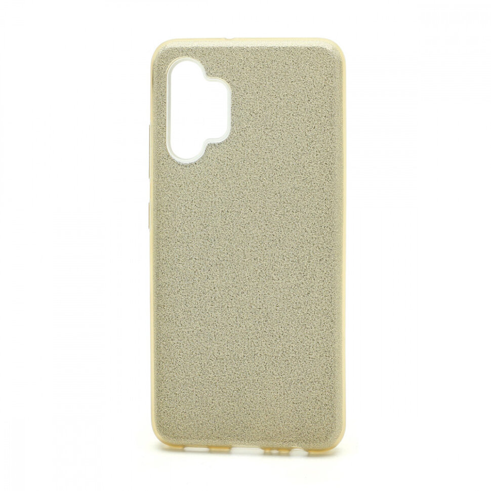 Накладка SC097 БЛЕСТКИ 3в1 Samsung A325 Galaxy A32 (gold)