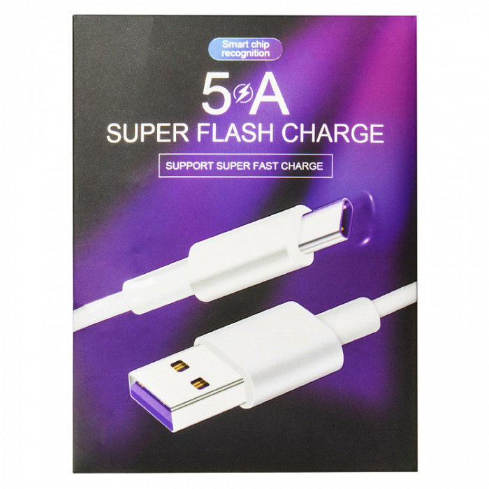 Кабель USB - Type-C 5A QC3.0