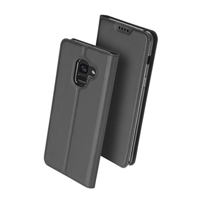 Чехол-книга Dux Ducis SKIN Pro Series для Samsung A530 Galaxy A8 2018 gray