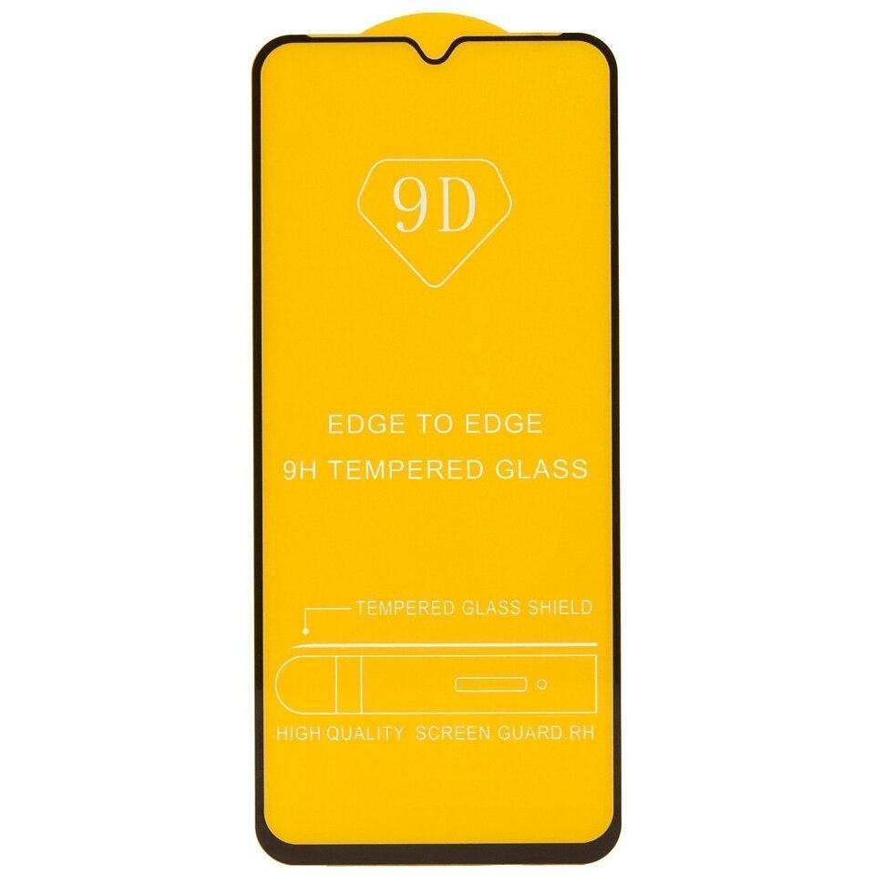 Стекло 9D "Full glue" для Tecno Pova 4 Pro, тех.упаковка (желтая подложка)