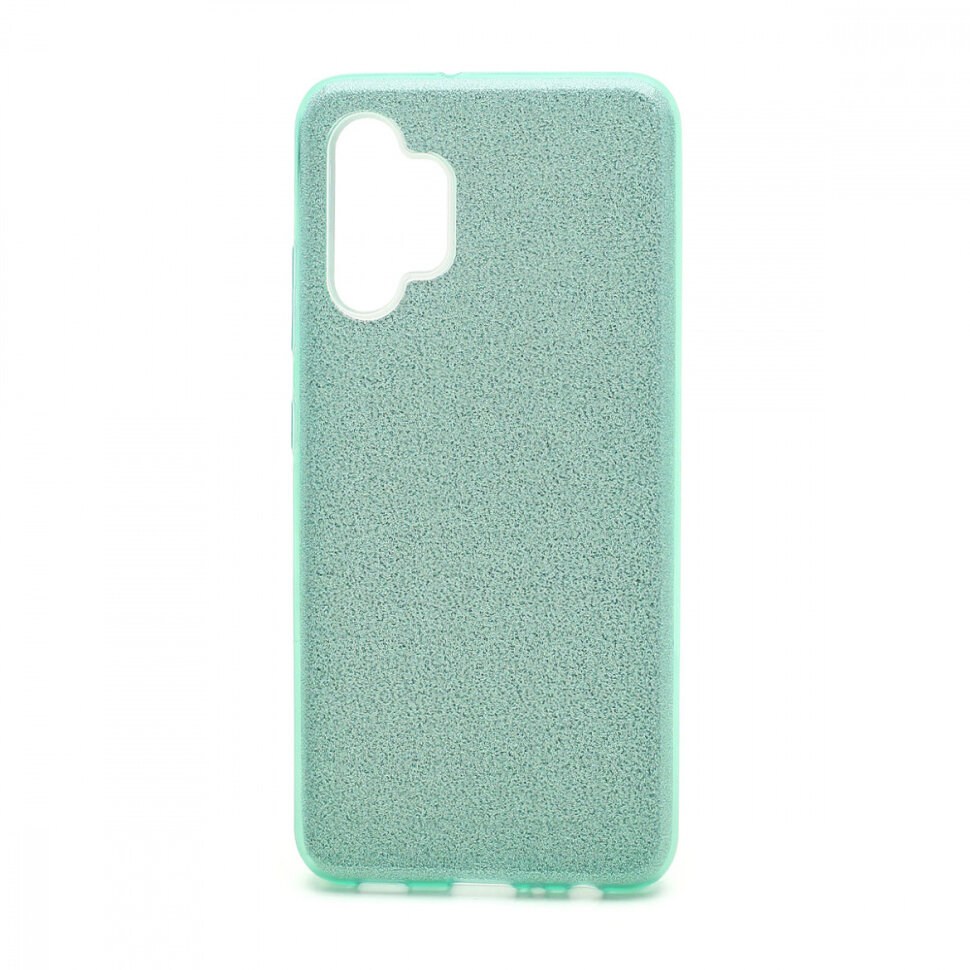 Накладка SC097 БЛЕСТКИ 3в1 Samsung A325 Galaxy A32 (green)