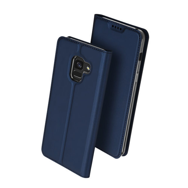 Чехол-книга Dux Ducis SKIN Pro Series для Samsung A530 Galaxy A8 2018 blue