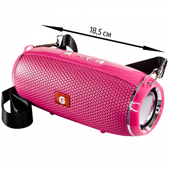 Колонка Bluetooth SLC116 розовая