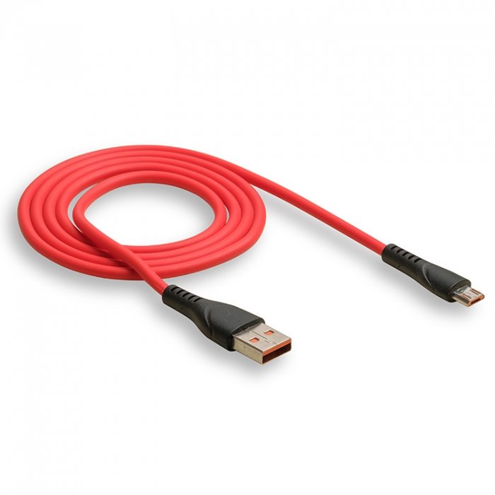Кабель USB - MicroUSB WALKER C570 красный