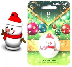SmartBuy USB 8GB New Year series Snow Paul