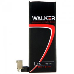 АКБ WALKER Apple iPhone 4G 1420 mAh