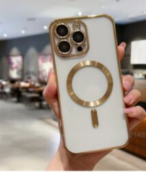 Накладка силикон ElectroFlex Magsafe для Apple iPhone 17 AIR, золото
