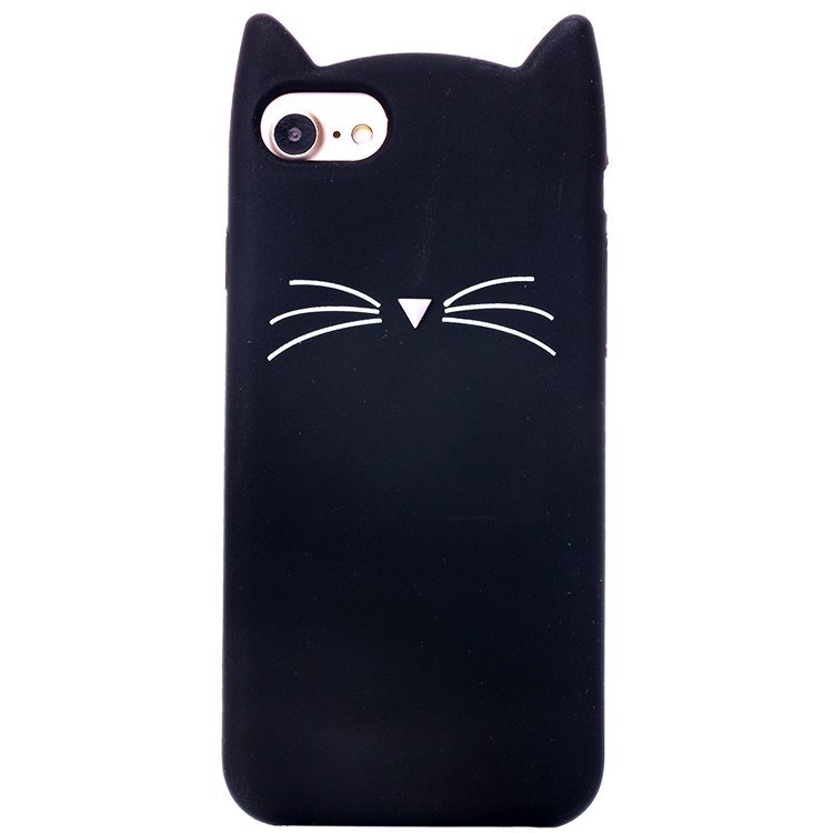 Накладка SC044 CAT iPhone 7 (011) черная