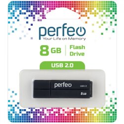 Perfeo USB 8GB C01G2 Black