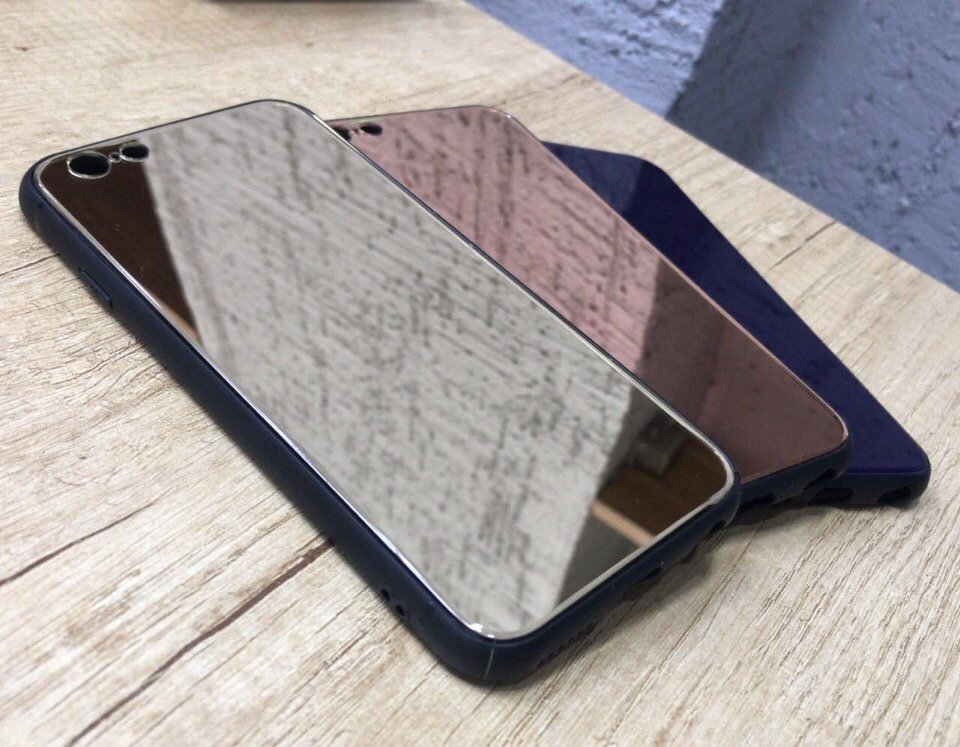 Накладка PC023 Samsung J600 Galaxy J6 2018 зеркальная черная
