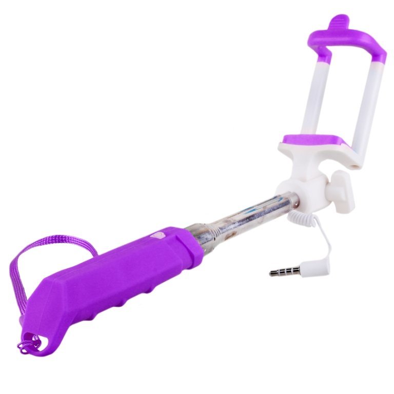 Селфи штатив Monopod Mini Rainbow 15-53 см фиолетовый