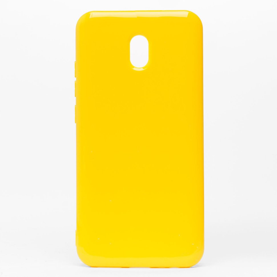 Накладка SC158 Xiaomi Redmi 8A Глянец желтая