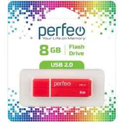 Perfeo USB 8GB C01G2 Red
