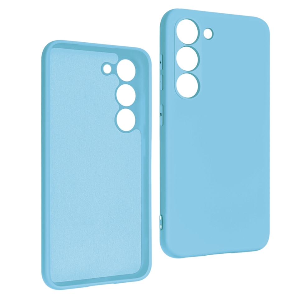 Накладка силикон Silicon Cover NANO для Apple iPhone 15 Pro, лазурная