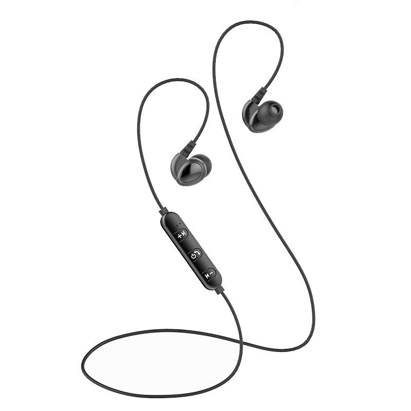 Наушники вакуумные BLUETOOTH T2 Sport серые