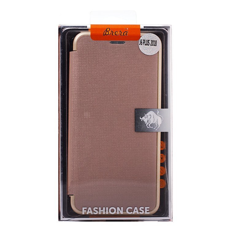 Чехол-книга Brera Like Me (Top-Fashion) для Samsung J610 Galaxy J6 Plus 2018 золото