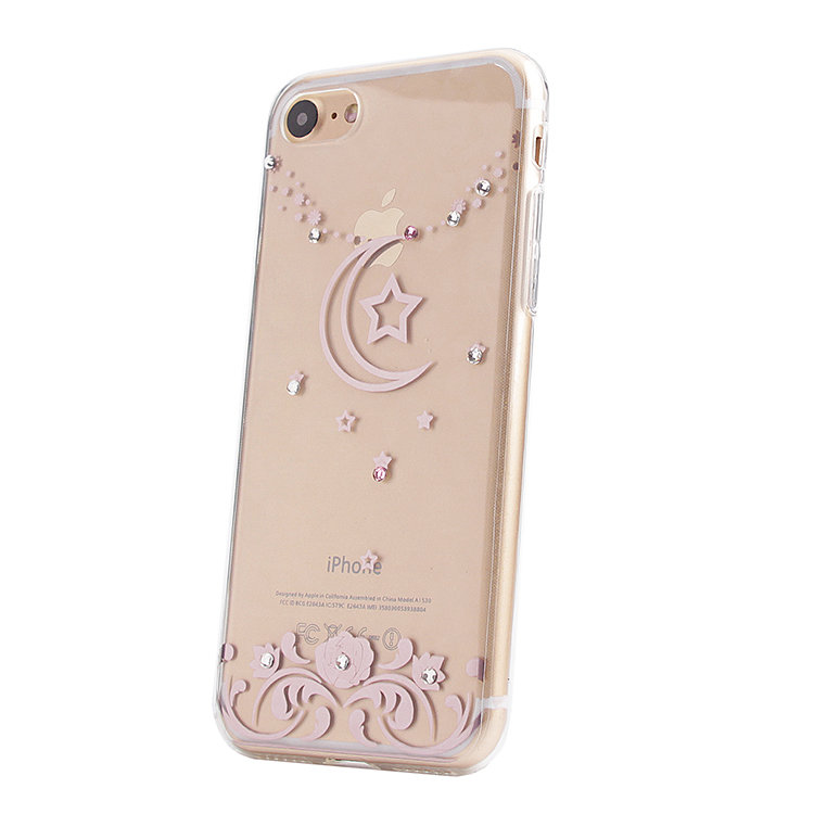 Накладка силиконовая со стразами IPhone 7 (009)