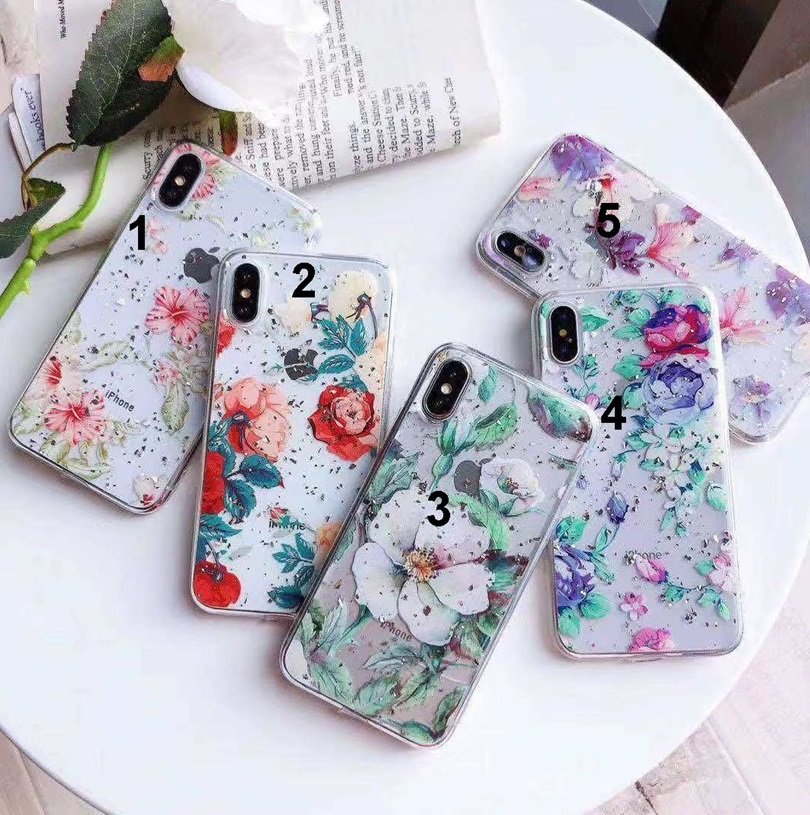 Накладка Summer Flowers Samsung A40 Розовая