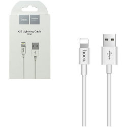 USB кабель на iPhone 5 HOCO X23 Skilled 2.1A белый