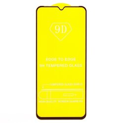 Стекло 9D "Full glue" для Tecno Spark 6 GO, тех.упаковка (желтая подложка)