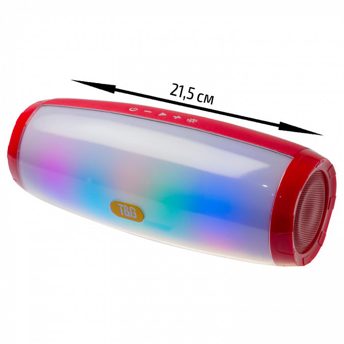 Колонка Bluetooth TG165 красная