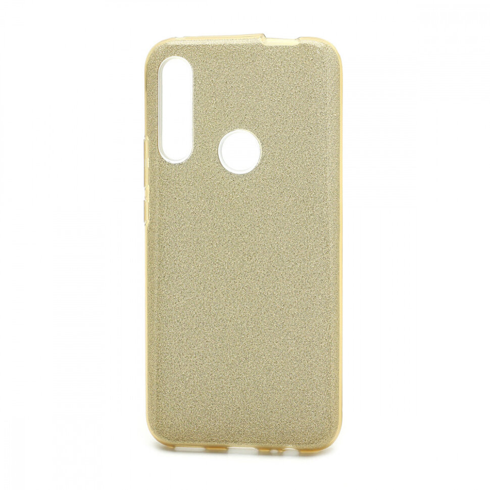 Накладка SC097 БЛЕСТКИ 3в1 Huawei Honor 9X (gold)