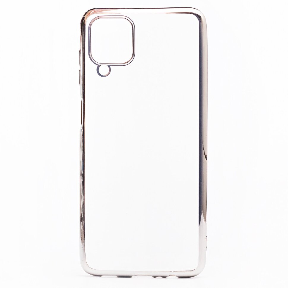 Накладка Activ Pilot Samsung M127 Galaxy M12 с серебристым ободком